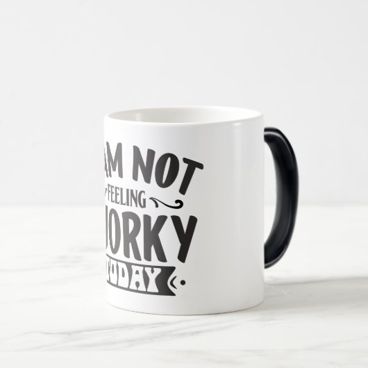 Sarcastic Coffee Quotes Magische Mok (Voorkant rechts)