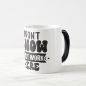 Sarcastic Coffee Quotes Magische Mok (Voorkant rechts)