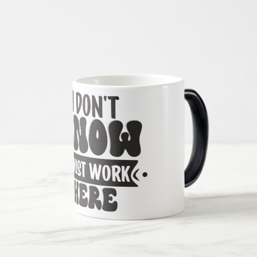 Sarcastic Coffee Quotes Magische Mok (Voorkant rechts)