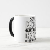 Sarcastic Coffee Quotes Magische Mok (Voorkant links)