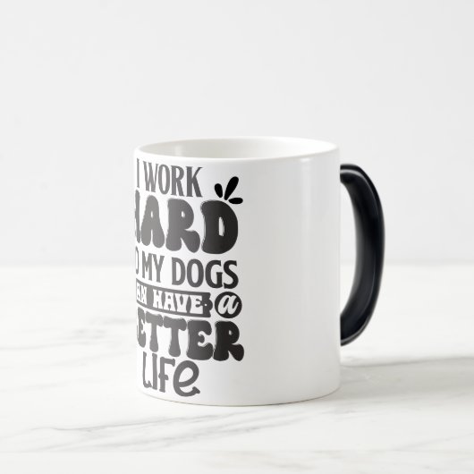 Sarcastic Coffee Quotes Magische Mok (Voorkant rechts)