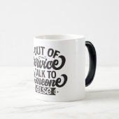 Sarcastic Coffee Quotes Magische Mok (Voorkant rechts)