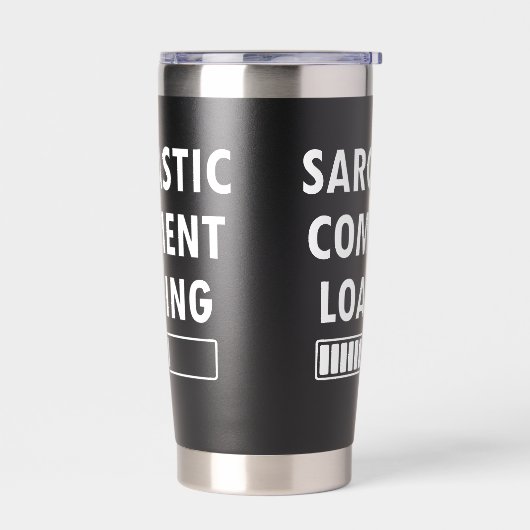 Sarcastic Comment Loading Funny Quote Co-workers Geïsoleerde Drinkbeker (Links)