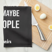 Sarcastic Cooking Gifts Chefs Cooks Personalized Theedoek (Quarter Fold)