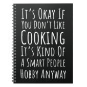 Sarcastic Cooking Gifts Meme Quote Saying Joke Notitieboek (Voorkant)