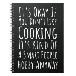 Sarcastic Cooking Gifts Meme Quote Saying Joke Notitieboek