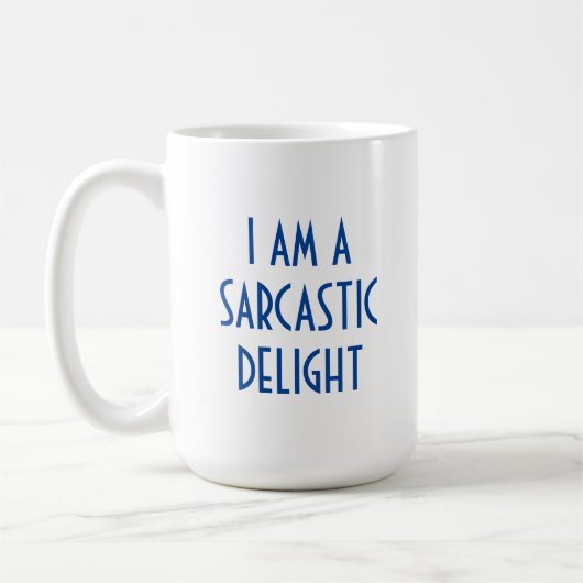 Sarcastic Delight Funny Koffiemok (Links)