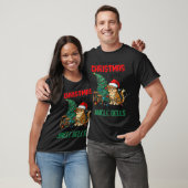 Sarcastic Dog Christmas Srit Ting Jingle Bells Hum T-shirt (Unisex)