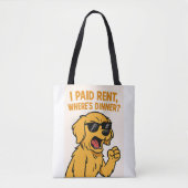 Sarcastic Dog Quote tas (Voorkant)
