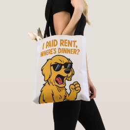Sarcastic Dog Quote tas