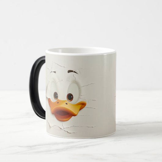 Sarcastic Duck 3D Magische Mok (Voorkant links)
