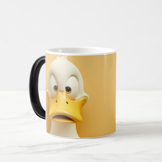 Sarcastic Duck 3D Magische Mok (Voorkant links)