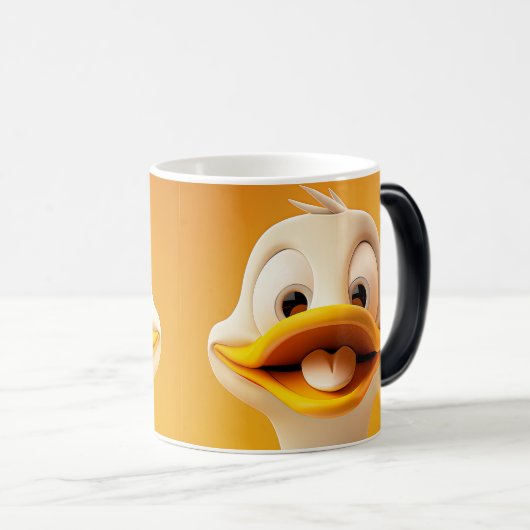 Sarcastic Duck 3D Magische Mok (Voorkant rechts)