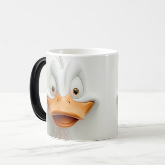 Sarcastic Duck 3D Magische Mok (Voorkant links)