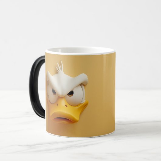 Sarcastic Duck 3D Magische Mok (Voorkant links)