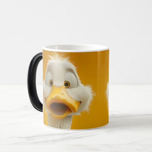 Sarcastic Duck 3D Magische Mok (Voorkant links)