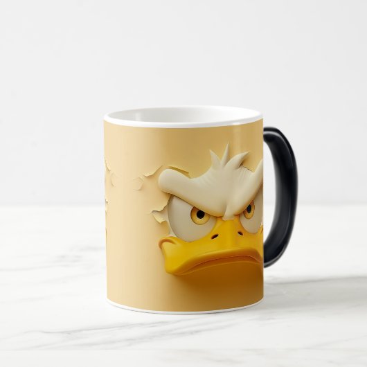Sarcastic Duck 3D Magische Mok (Voorkant rechts)