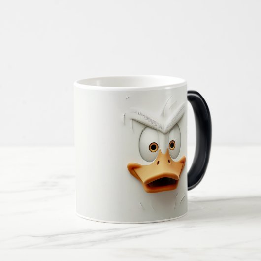 Sarcastic Duck 3D Magische Mok (Voorkant rechts)