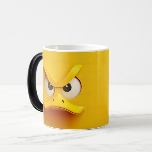 Sarcastic Duck 3D Magische Mok (Voorkant links)