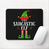 Sarcastic Elf Funny Matching Family Group Christma Muismat (Met muis)