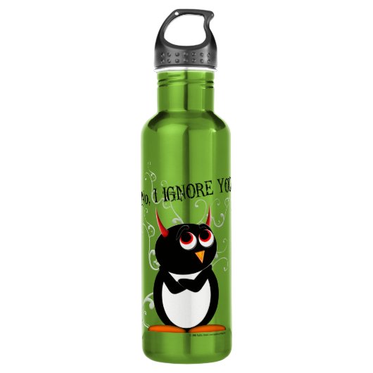 Sarcastic Evil Penguin Waterfles (Voorkant)