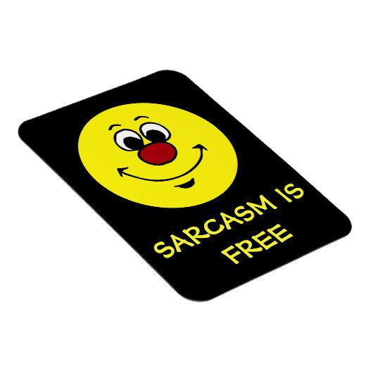 Sarcastic Face Grumpey Magneet (Rechterzijde)