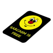 Sarcastic Face Grumpey Magneet (Linkerzijde)