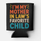 Sarcastic Family Humor Mother In Law Funny Parent Blikjeskoeler (Voorkant)