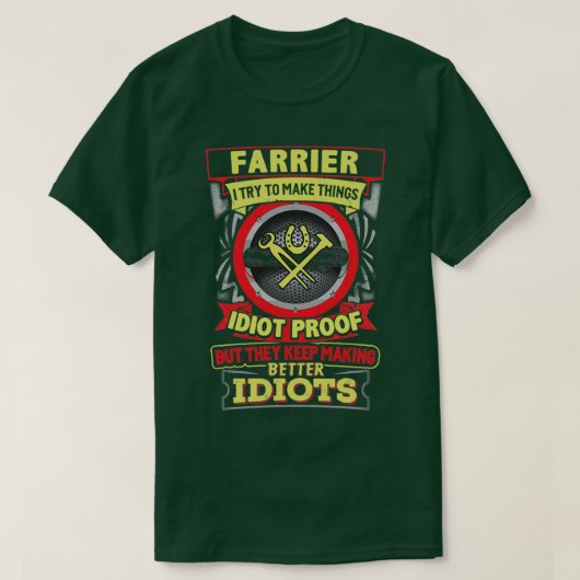 Sarcastic Farrier T T-shirt (Design voorkant)