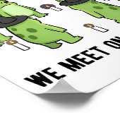 Sarcastic Frog Meme Funny Amphibian Cult Men And W Poster (Hoek)