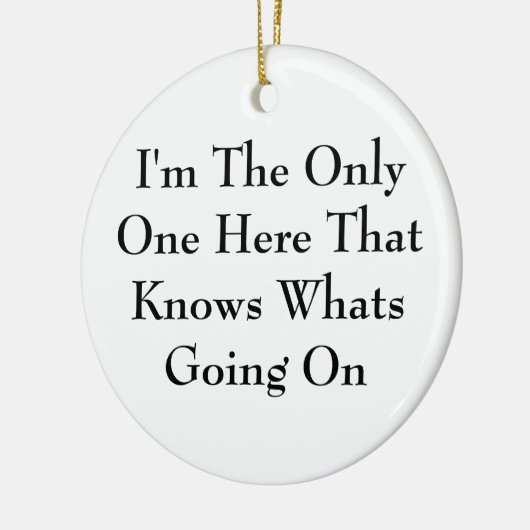 Sarcastic Funny Ornament (Links)