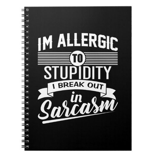 Sarcastic Funny Quote Notitieboek (Voorkant)