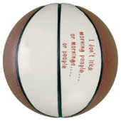 Sarcastic Funny Sayings and Quotes Salty Sarcasm Basketbal (Verticaal)