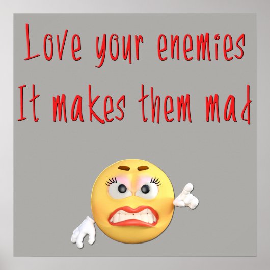 Sarcastic Funny Sayings and Quotes Salty Sarcasm Poster (Voorkant)