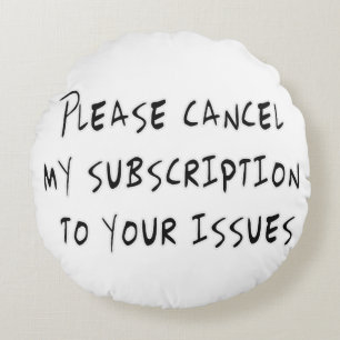 Sarcastic Funny Sayings and Quotes Salty Sarcasm Rond Kussen