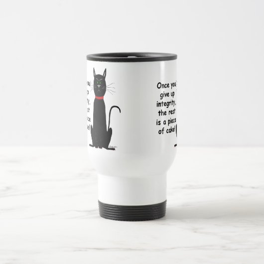 Sarcastic Funny Travel Mug Integriteit Reisbeker (Center)