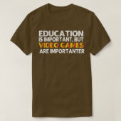 Sarcastic Funny Video Games Player T-shirt (Design voorkant)