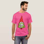 Sarcastic Gnome Buffalo Pset Matching Kerstmis P T-shirt (Voorkant volledig)