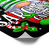 Sarcastic Gnome Christmas Pajamas Matching Family Poster (Hoek)