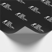 Sarcastic Golf Joke Golf Course Humor Golfing Cadeaupapier (Hoek)