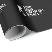 Sarcastic Golf Joke Golf Course Humor Golfing Cadeaupapier (Rol Hoek)