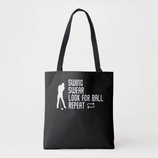 Sarcastic Golf Joke Golf Course Humor Golfing Tote Bag (Voorkant)