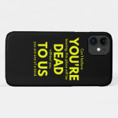 Sarcastic Goodbye , You are Dead to Us, Coworker Case-Mate iPhone Case (Achterkant (horizontaal))