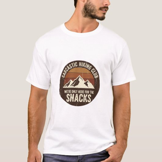 Sarcastic Hiking Club T-shirt (Voorkant)
