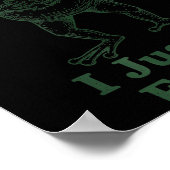 Sarcastic Humor Sometimes I Just Be Fartin' Frog G Poster (Hoek)