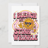 Sarcastic I Bleach My Stink Wrinkle Funny Gag Meme Kaart (Voorkant)