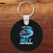 Sarcastic Jet Skier Jetsksi Can't Buy Hapness Sleutelhanger (Voorkant)