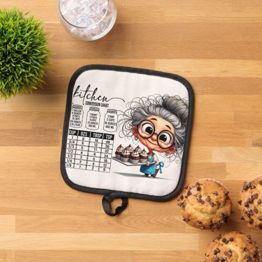 Sarcastic Kitchen Chart   Pannenlap (Top down)