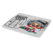 Sarcastic Kitchen Cheat Sheet  Chart   Snijplank (Hoek)