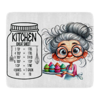 Sarcastic Kitchen Spiekbrief Grafiek Snijplank